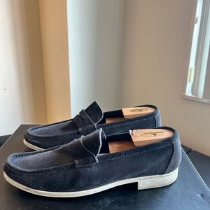 COPY - Bruno Maggli Blue Suede Shoes 9 M